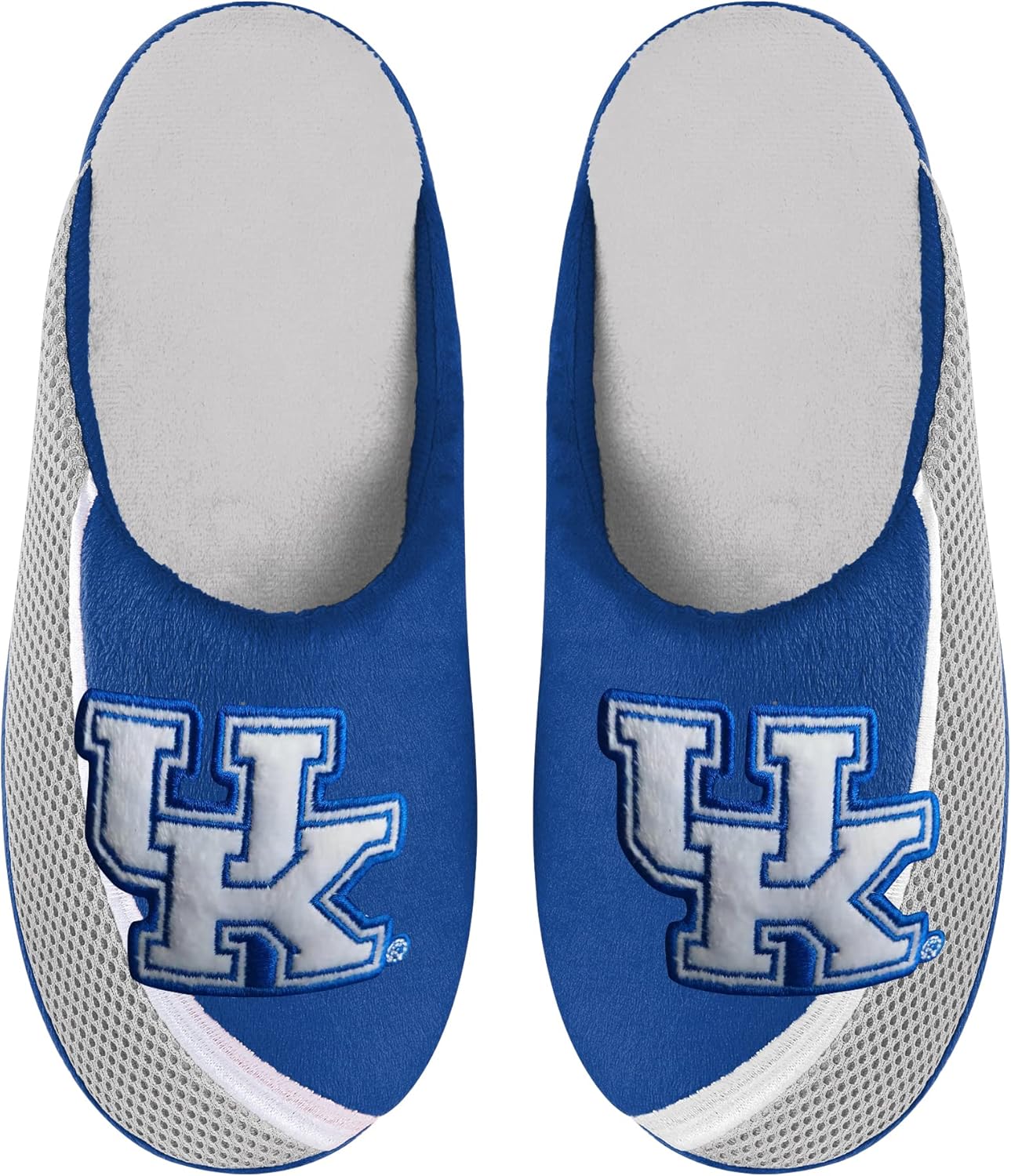 

Мужские тапочки FOCO NCAA 2022 с большим логотипом и цветной окантовкой, Kentucky Wildcats