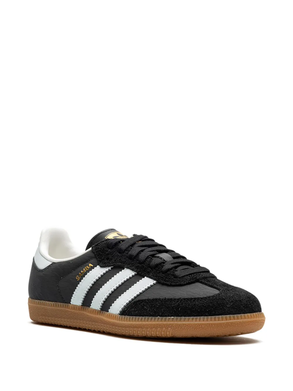 Кроссовки Samba OG Carbon/Almost Blue/Chalk White Adidas, черный — фото 2