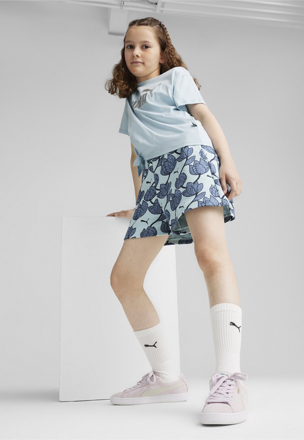 

Брюки тренировочного костюма Blossom Puma, бирюзовый серф