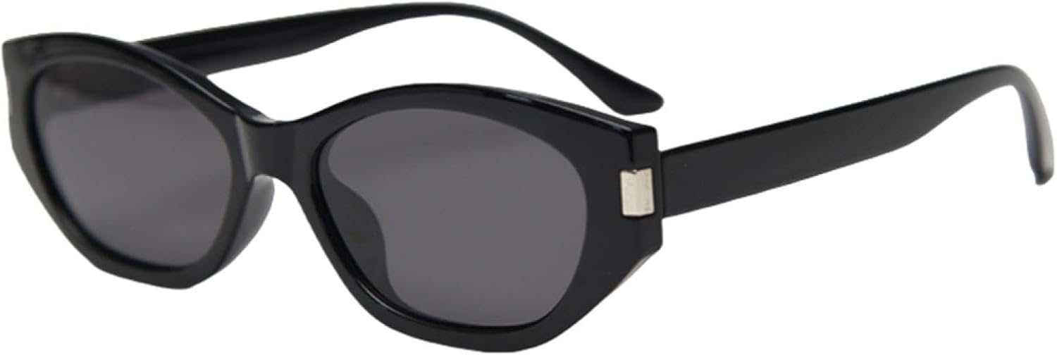 

Солнцезащитные очки «кошачий глаз» с поляризованной оправой, винтажные солнцезащитные очки для мужчин и женщин, модные для активного отдыха, зеленые и серые SZVVBKK, Matte Black