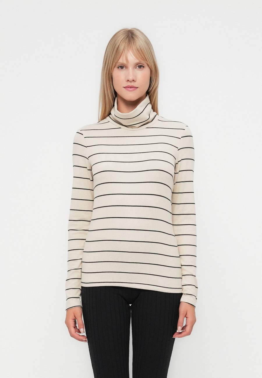 

Топ ONLY ONLCATERINA LIFE ROLL NECK, Birch/Beige