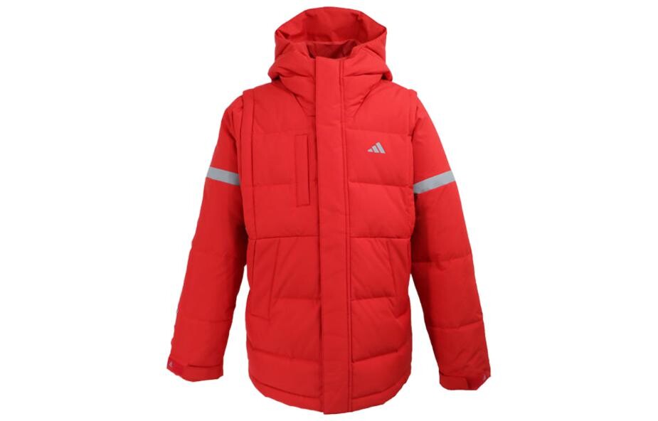 

Пуховики/жилеты Adidas, красный