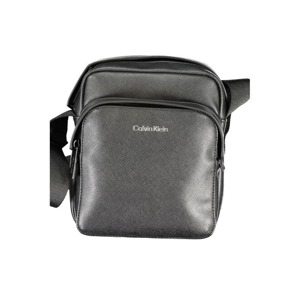 

Черная сумка через плечо из полиэстера Calvin Klein