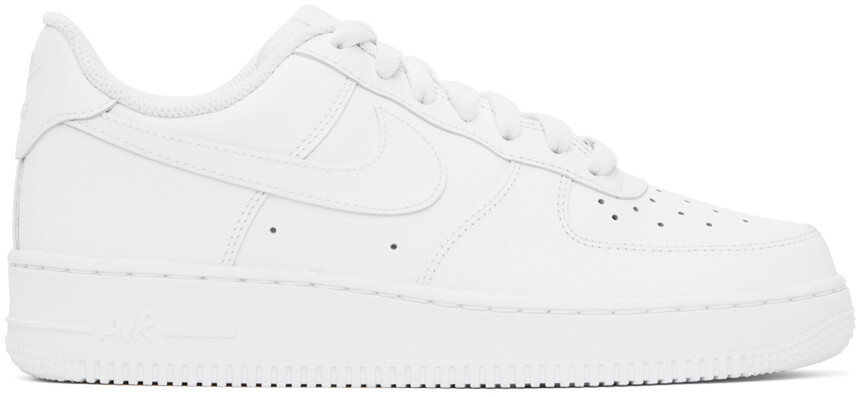 

Белые кроссовки Air Force 1 '07 Nike, цвет White/White, Белый, Белые кроссовки Air Force 1 '07 Nike, цвет White/White