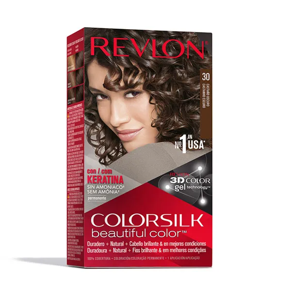 

Перманентная краска для волос Colorsilk Colorsilk, цвет castaño ocuro