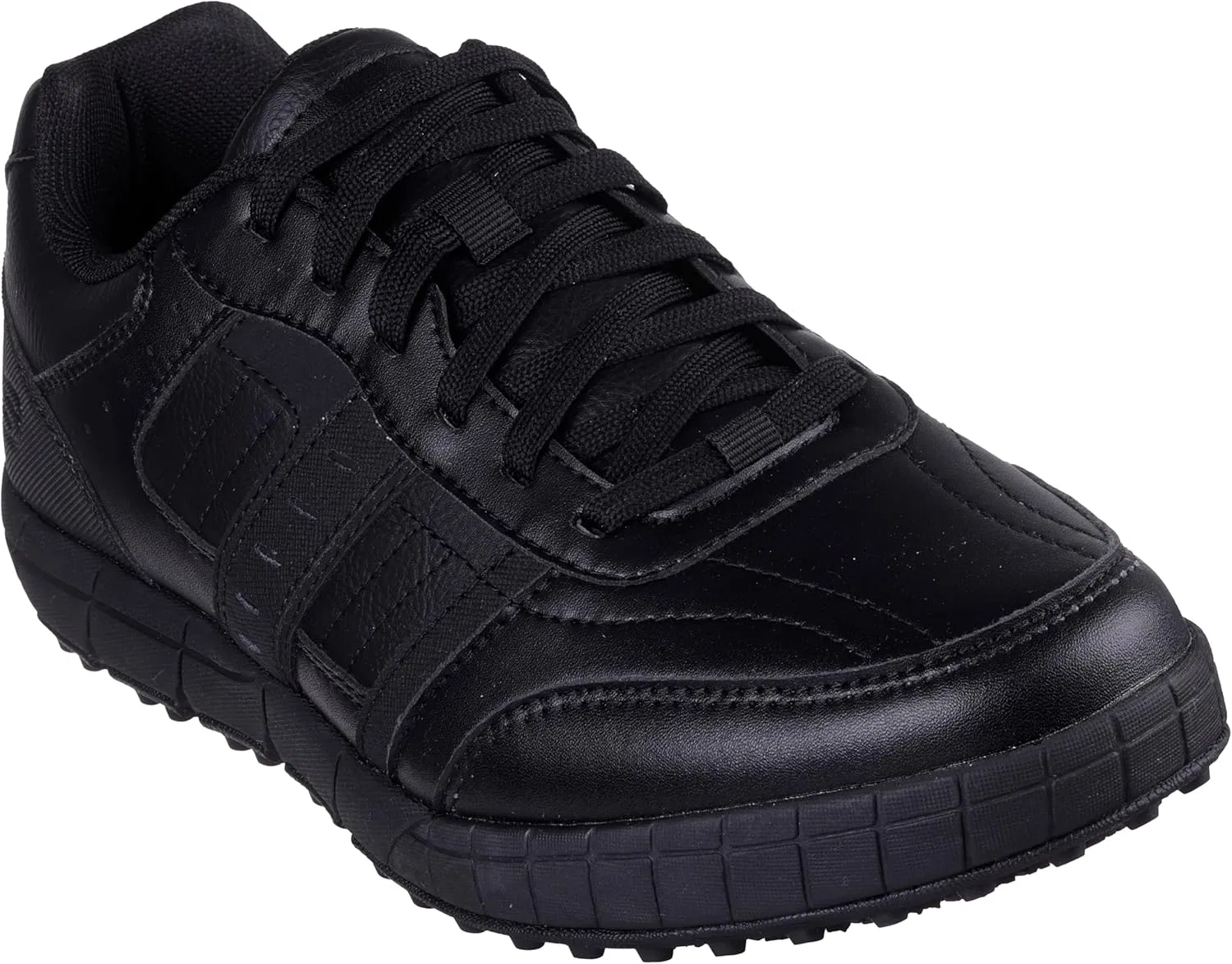 Мужские рабочие кроссовки Skechers Work Elston 2.0 Sr на шнуровке для работников пищевой промышленности, Black