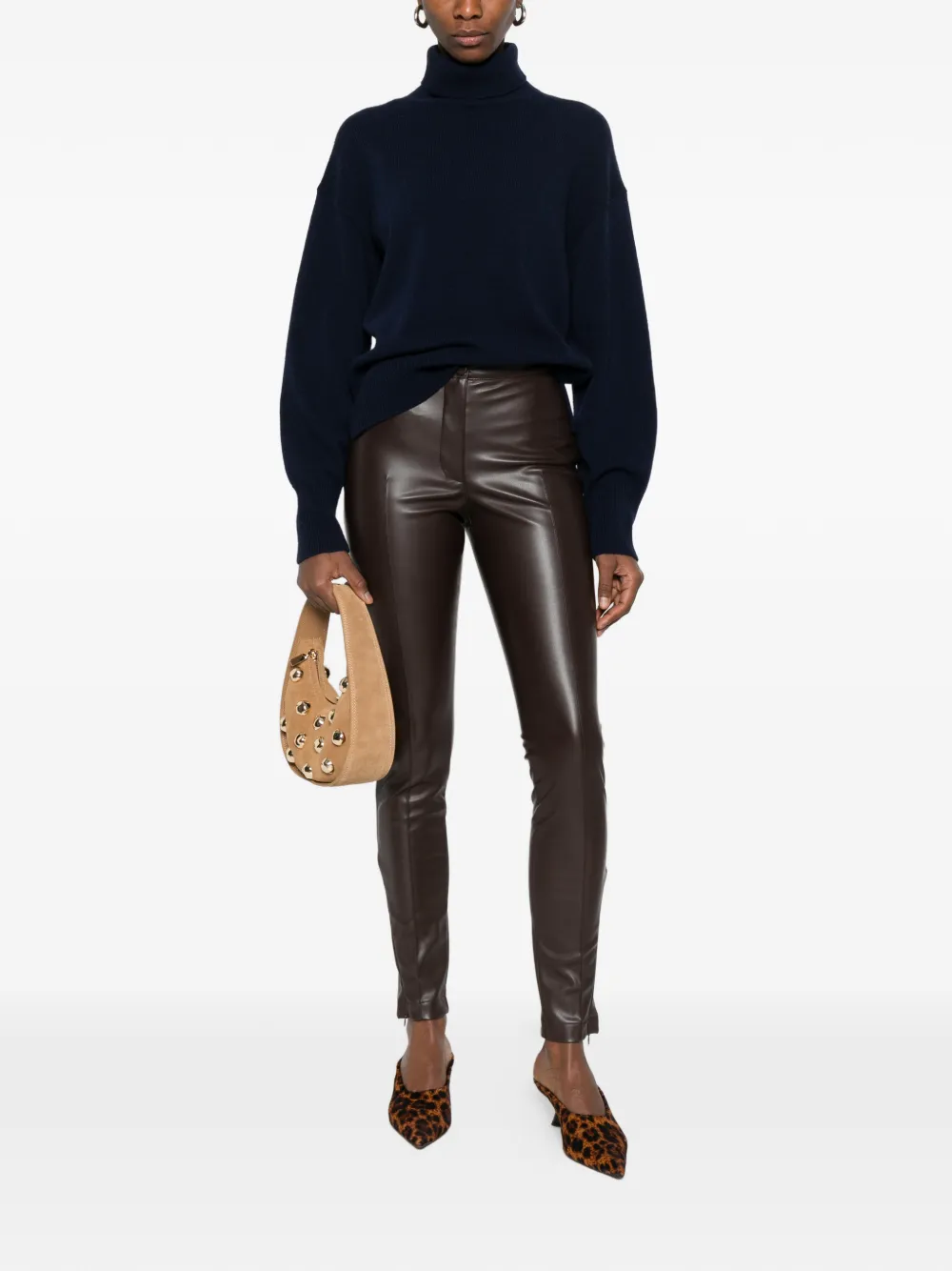 

Брюки Patitz на молнии Pinko, коричневый