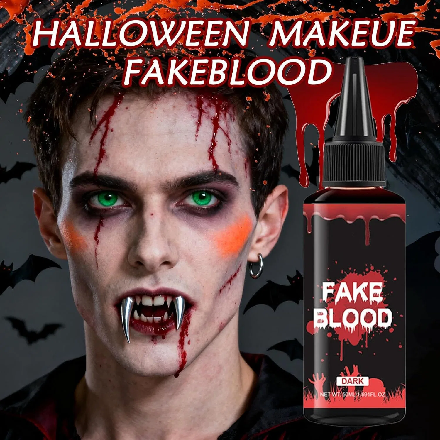 Грим Halloween Fake Blood 50мл мультиколор — фото 3