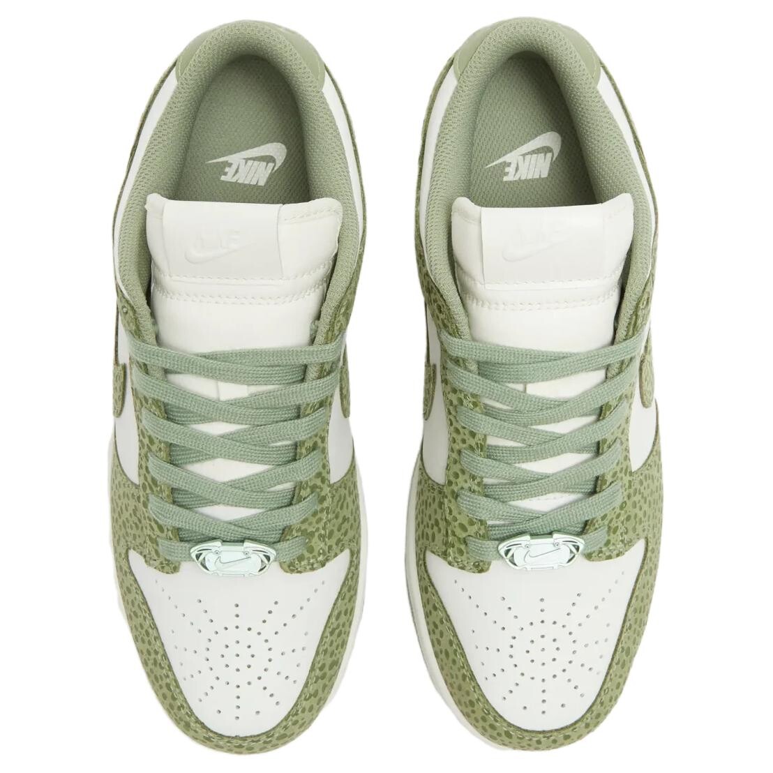 Кроссовки Nike Dunk Low Safari Oil Green Women's, зеленый — фото 4