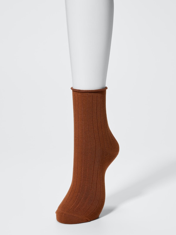 Носки Heattech с отворотом Uniqlo, 00 white — фото 2