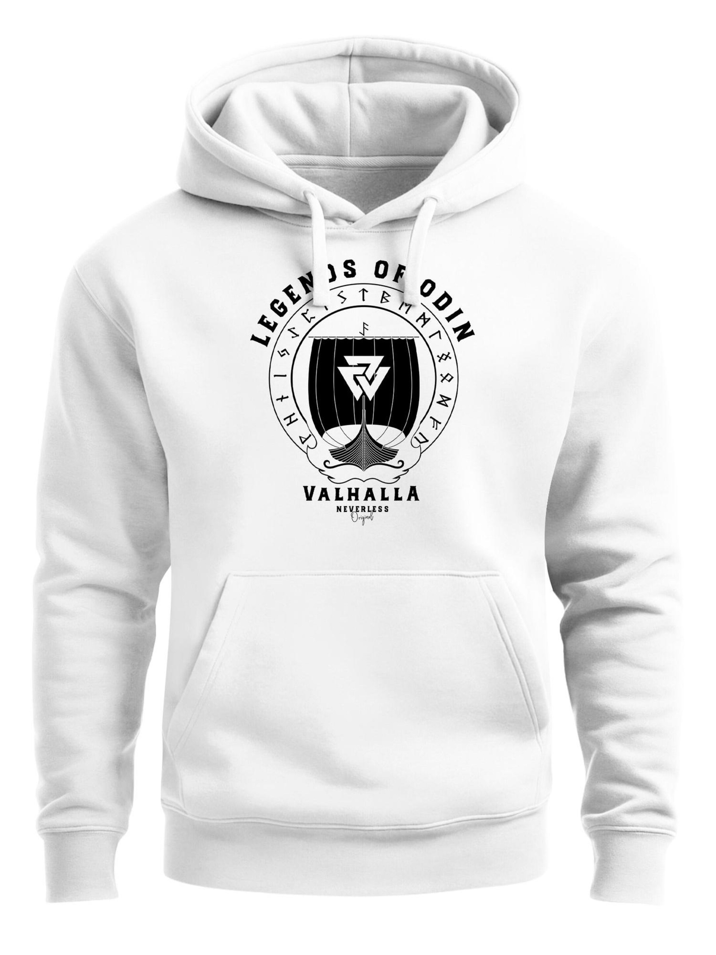 

Neverless Толстовка 'Legends of Odin' в белом цвете
