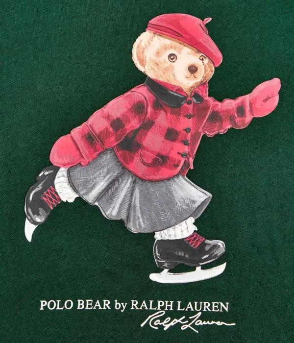Блуза regular fit Polo Ralph Lauren, бутылочно-зеленый — фото 3