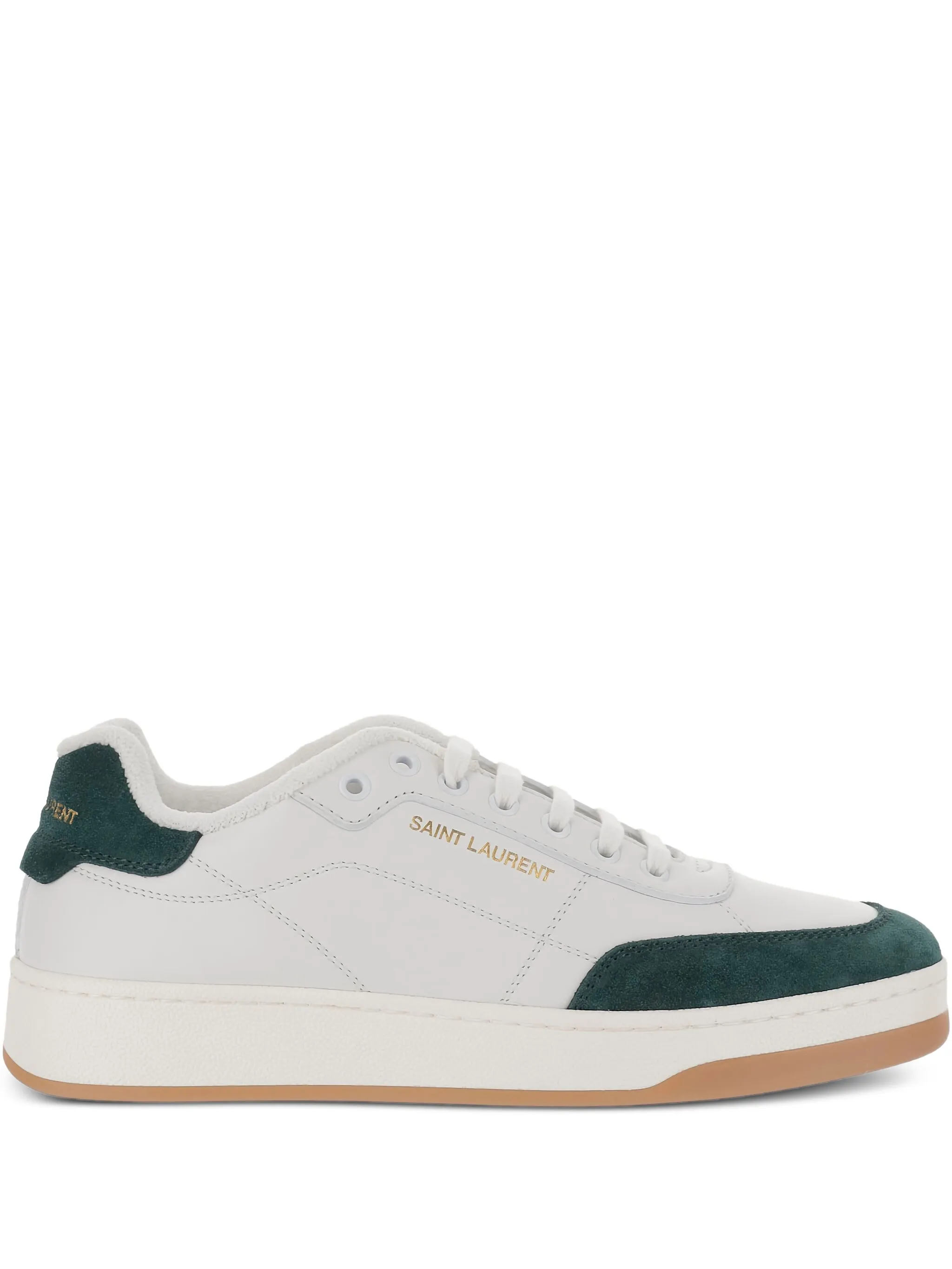 

Кожаные кеды Saint Laurent, белый