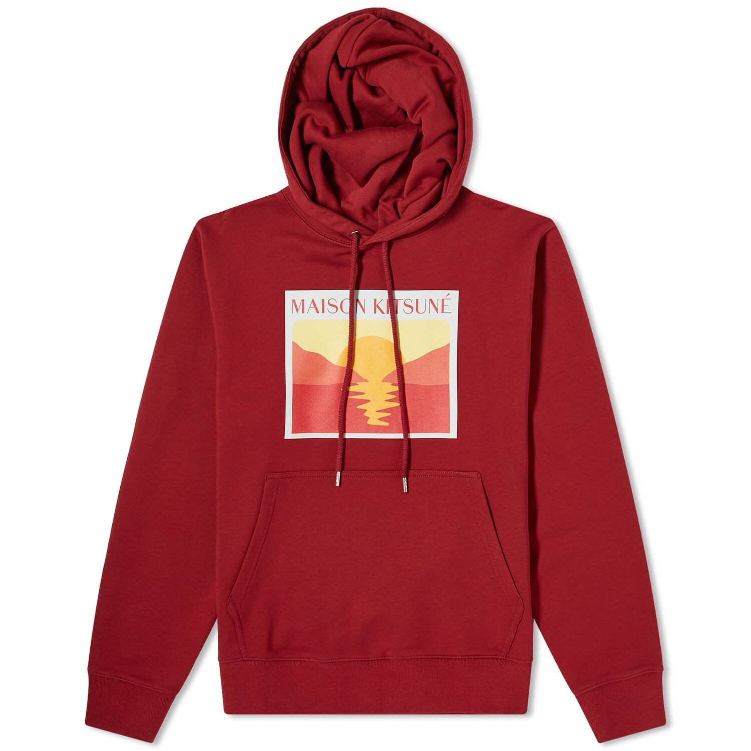 

Худи Maison Kitsuné Sunset Postcard Hoodie, цвет Sundown