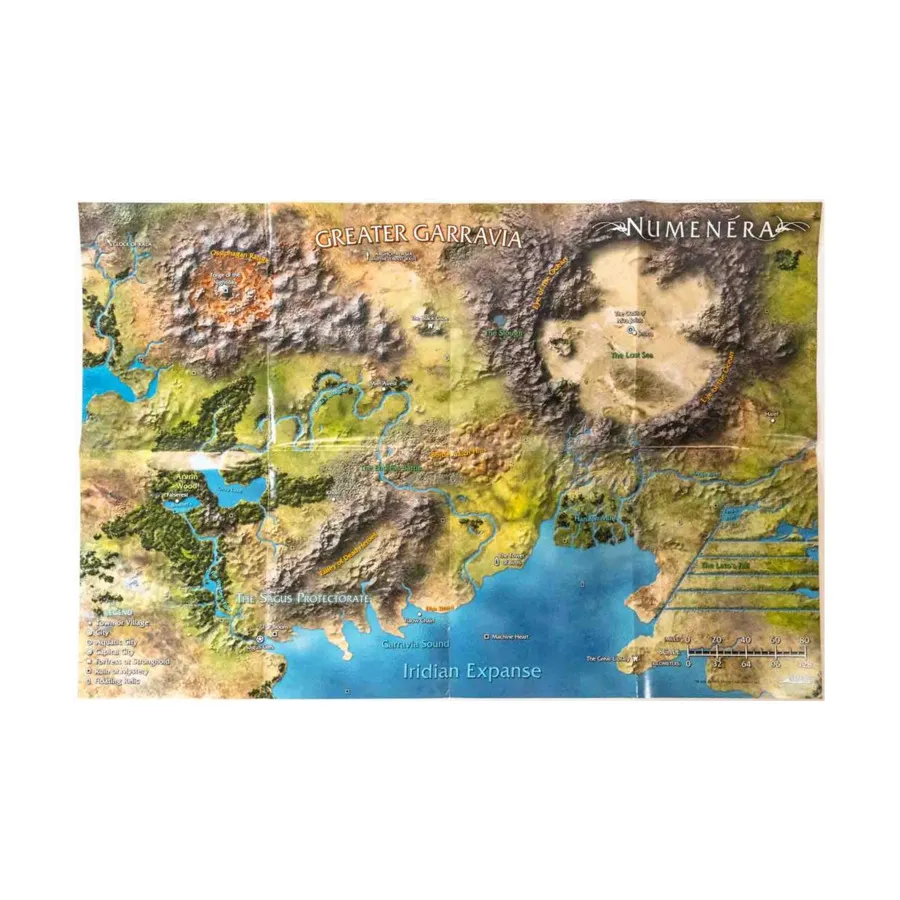 

Мучение — карта-путеводитель исследователя, Numenera 1 RPG
