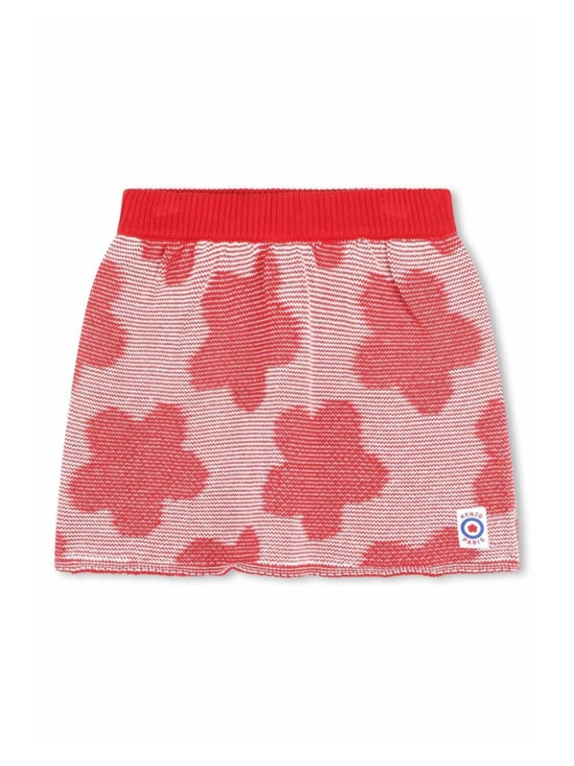 

Kenzo Kids трикотажная юбка из органического хлопка, красный