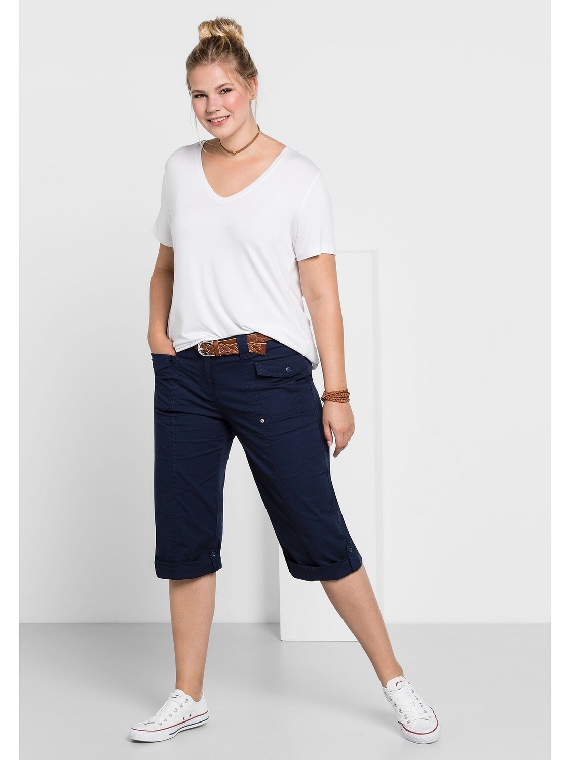 

Брюки sheego 3/4 Hose, морской