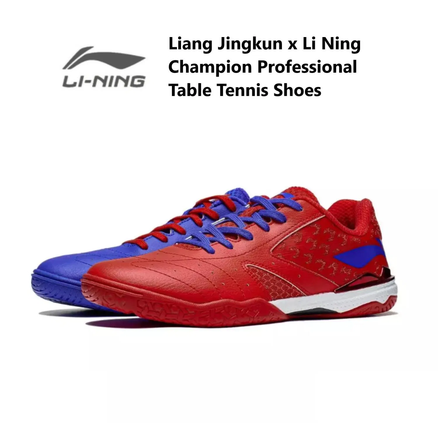 Кроссовки для настольного тенниса «Champion Professional» от Li-Ning, Red/Blue