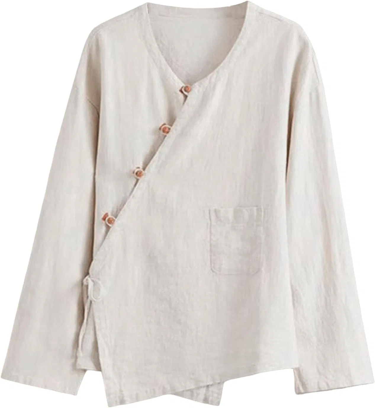 Блузка, длинный рукав из коллекции, фиолетовый — фото 4