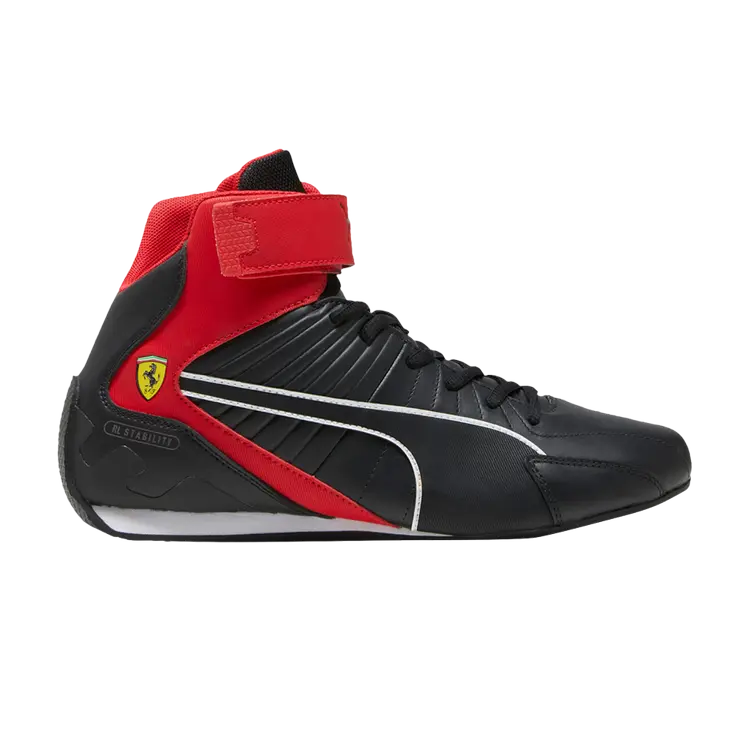 

Кроссовки Scuderia Ferrari x Kart Cat RL Mid, цвет Black Rosso Corsa