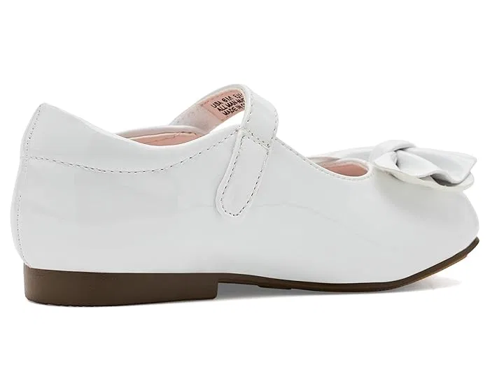 Туфли с бантом Posey Nina Kids, White — фото 4