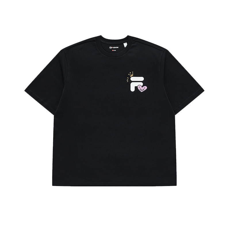 

Футболка унисекс черная FILA FUSION