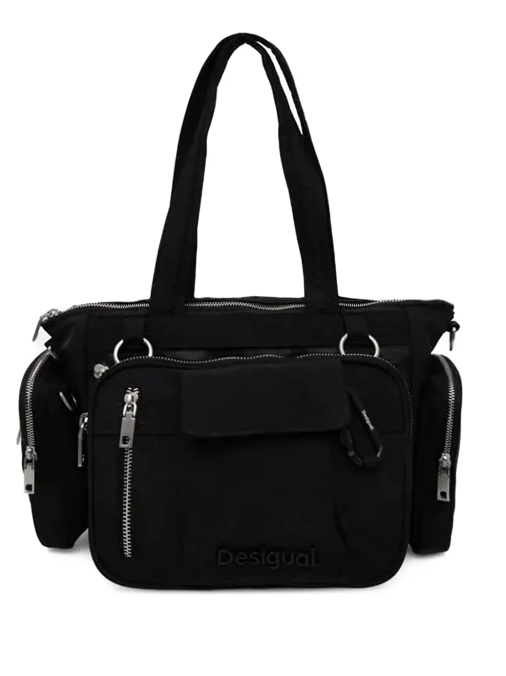 

Сумка через плечо с карманом на молнии Desigual, черный
