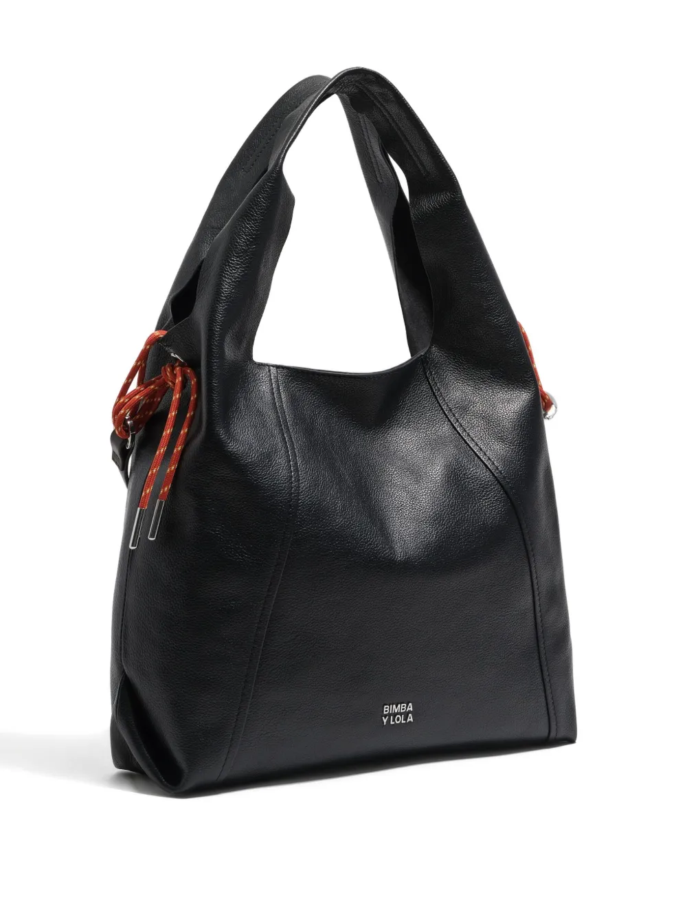 

Большая кожаная сумка-мешок Paper через плечо Bimba Y Lola, черный