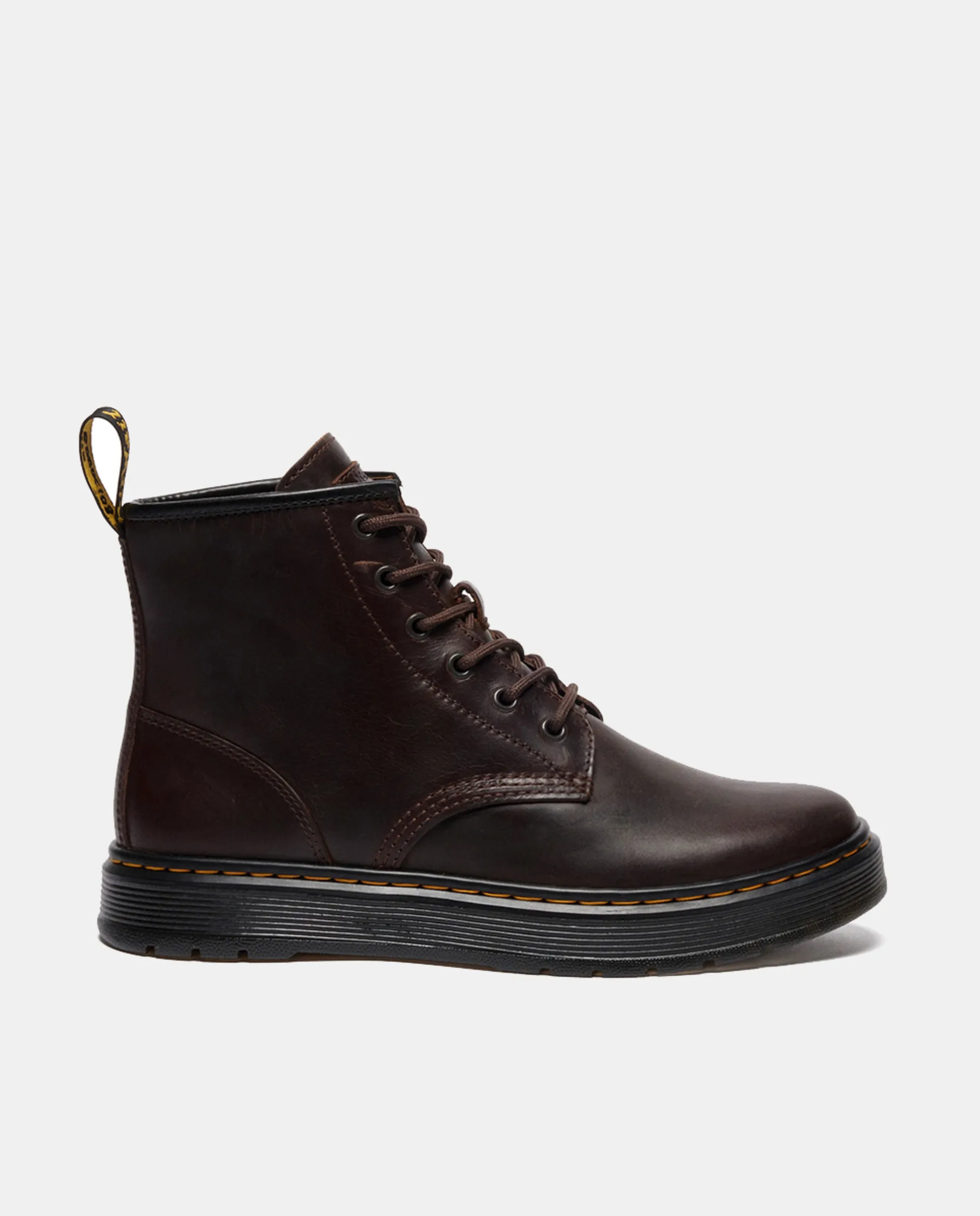 

Ботинки Brookline Chukka из кожи Crazy Horse Dr. Martens, темно-коричневый