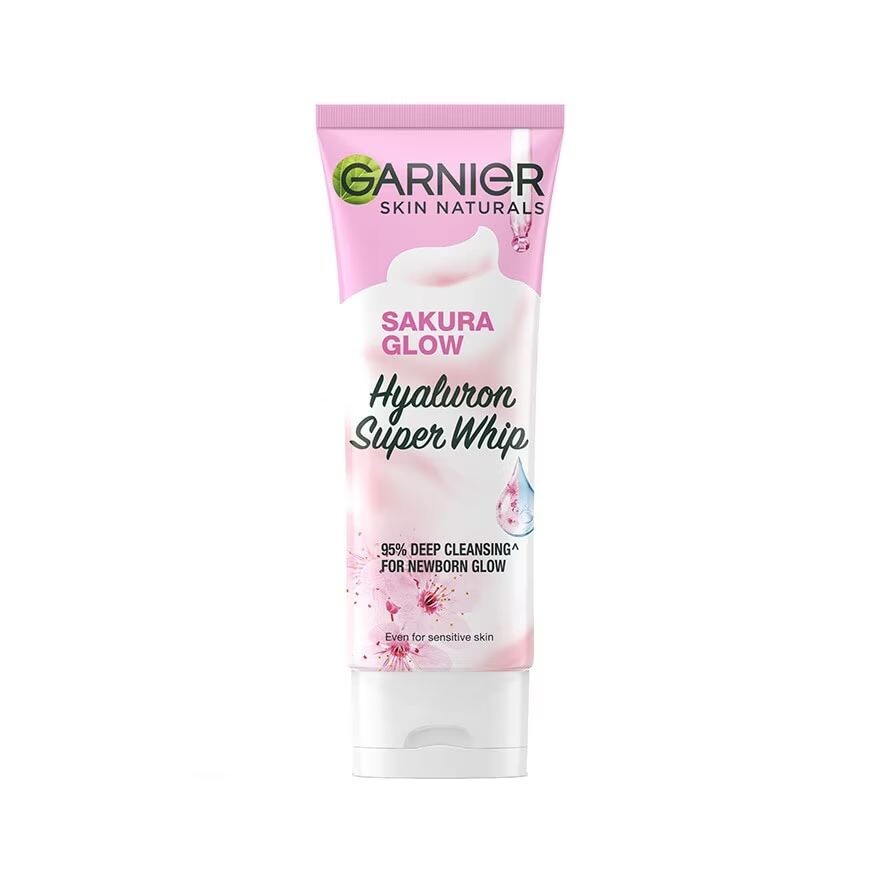 

Garnier Skin Naturals Sakura Glow Hyaluron Super Whip 100 мл, Pink