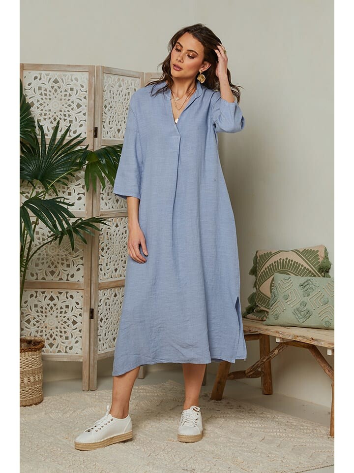 

Длинное платье Lin Passion Leinen, голубой