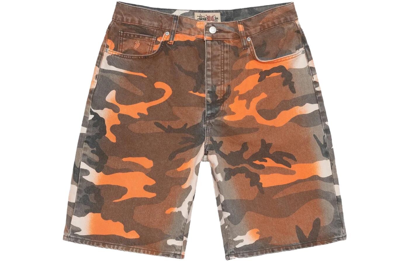 

SS23 Джинсовые шорты унисекс Stussy, розовый