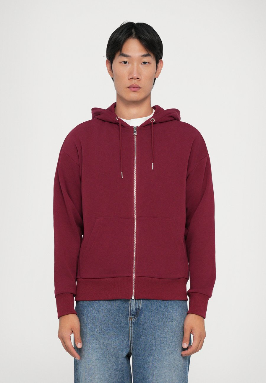 

Толстовка Essential Collective DOUBLE END ZIP HOODIE, Burgundy/Dark Red