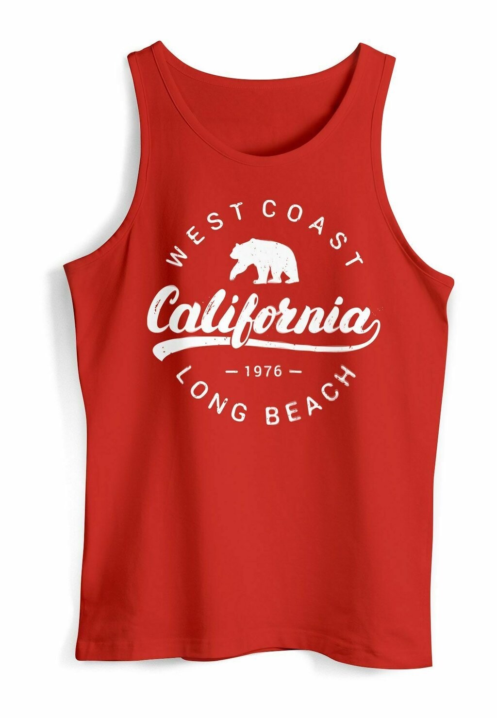 

Топ TANK CALIFORNIA REPUBLIC MUSKELSHIRT MUSCLE Neverless, красный