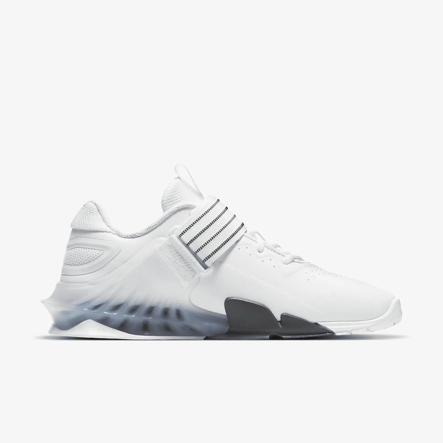 Кроссовки для занятий спортом NIKE Unisex Nike Savaleos, белый/черный/оранжевый/серый — фото 3