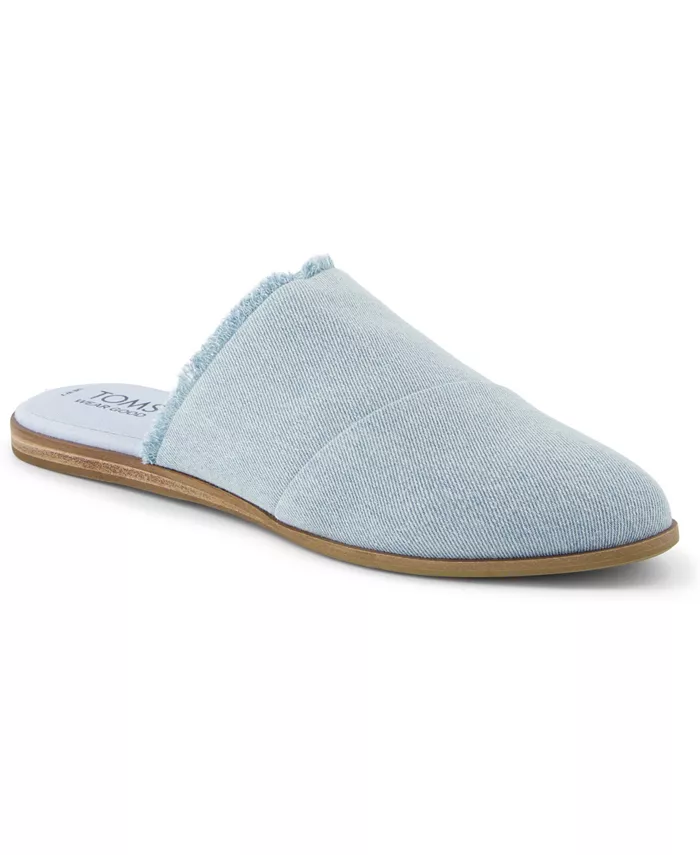 Женские мюли Jade Flat Slip On TOMS, синий