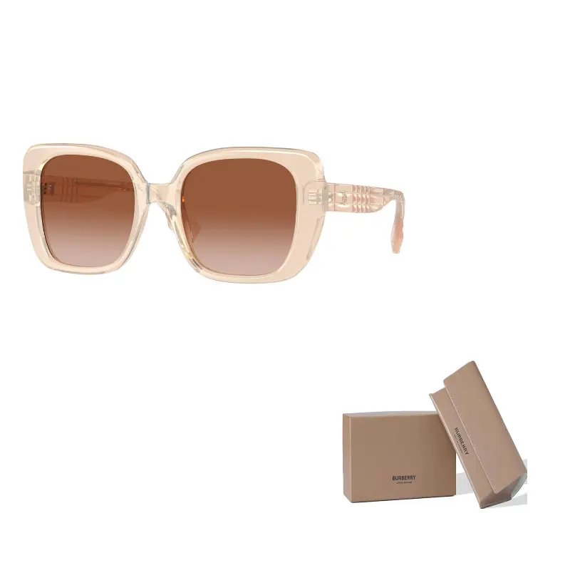 

Burberry Ацетатные солнцезащитные очки неправильной формы для женщин, цвет light brown