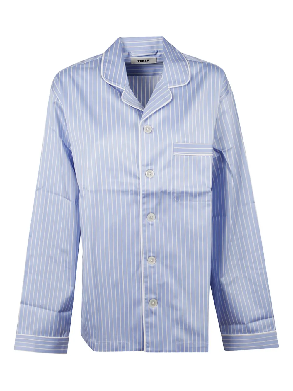 

Пижамная рубашка в полоску Tekla, синий