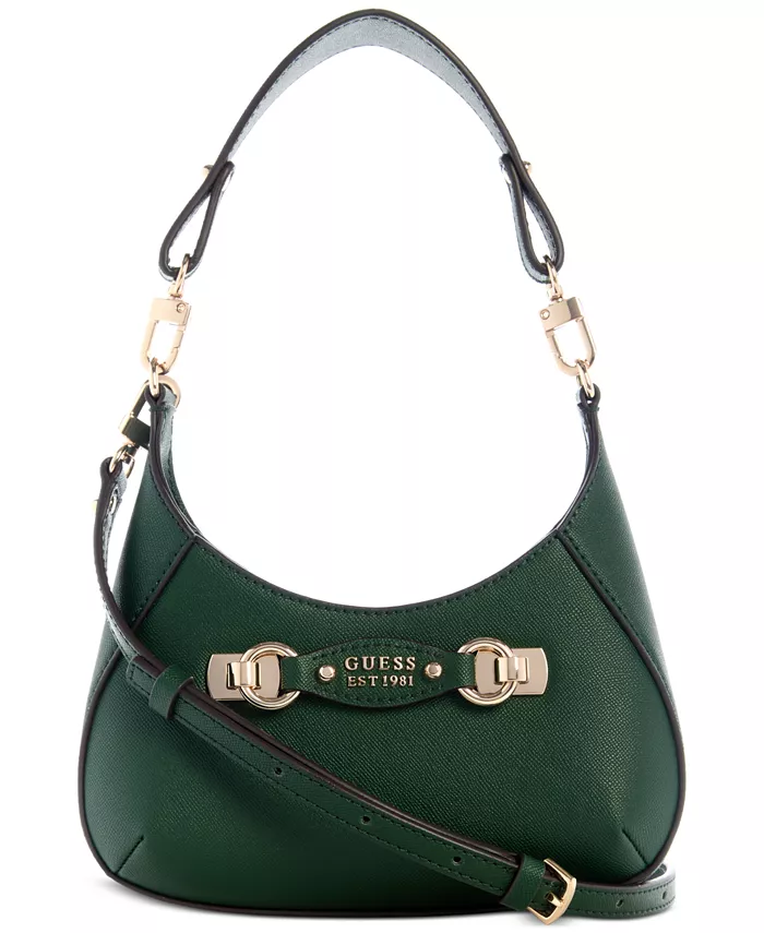 

Маленькая сумка через плечо Mimina с застежкой-молнией GUESS, зеленый