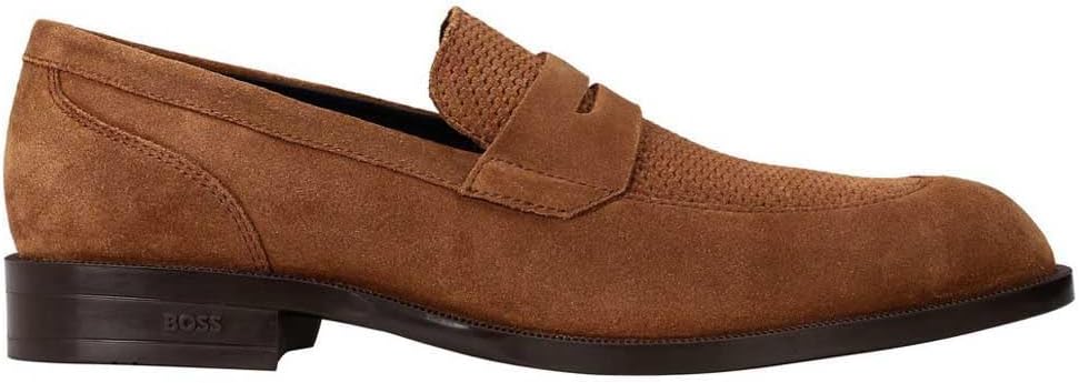 

BOSS Мужские современные лоферы, Medium Brown