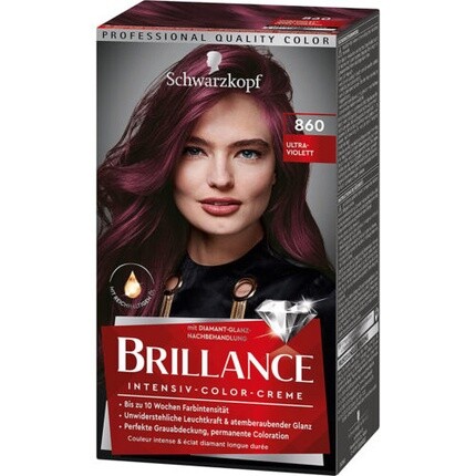 

Schwarzkopf Brillance Intensiv Color Creme 860 Ультрафиолетовое окрашивание Haarfarbe-Tönung