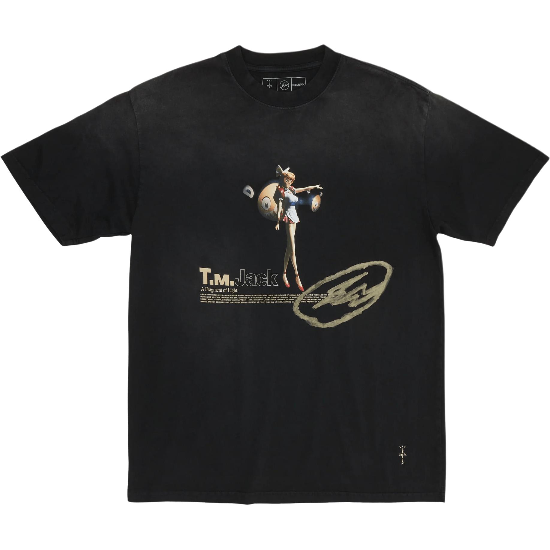 

X FRAGMENT X /Takashi Murakami FW25 Футболка Unisex Travis Scott, черный