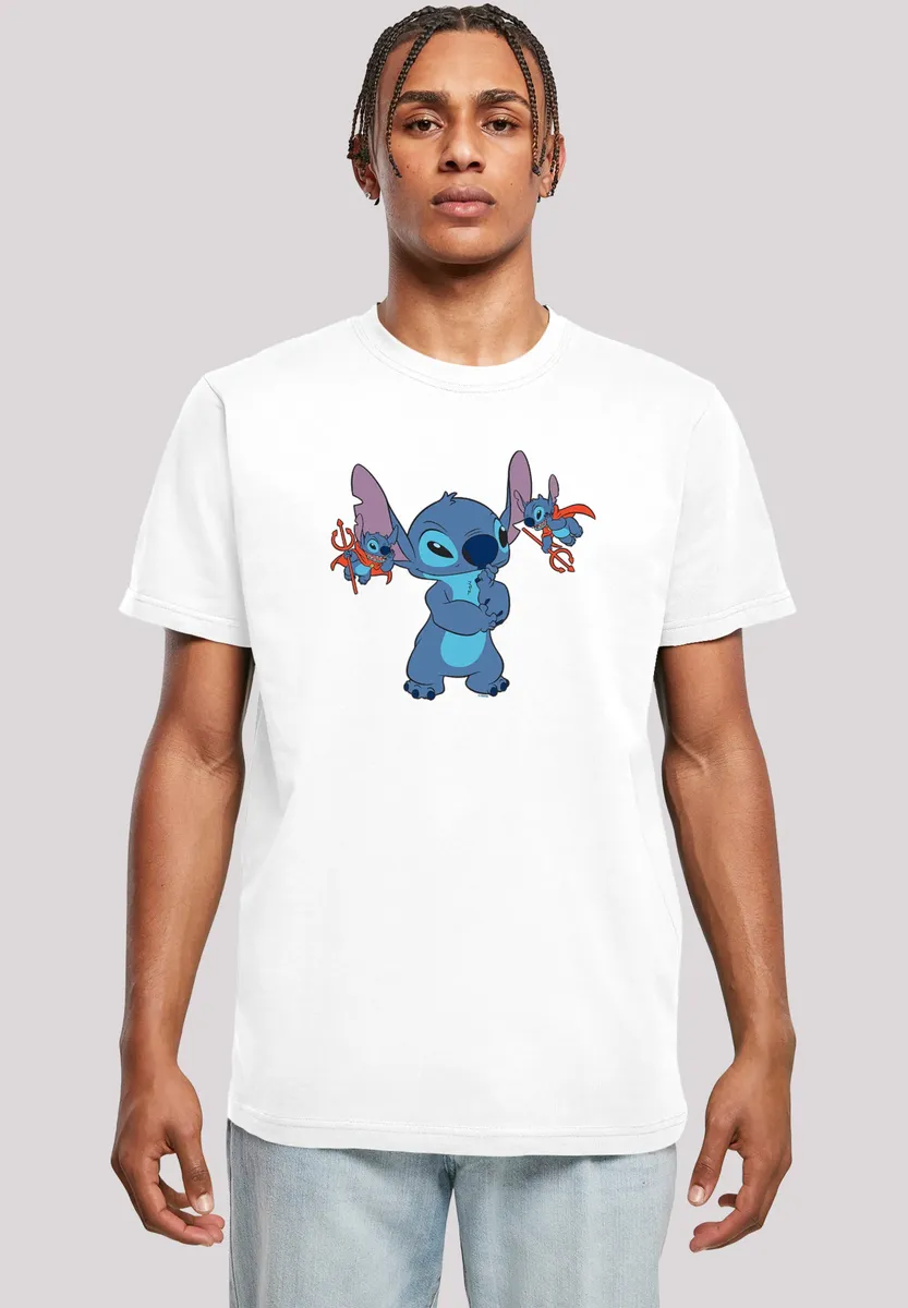 

F4NT4STIC Футболка "Disney Lilo & Stitch Little Devils", принт, белый