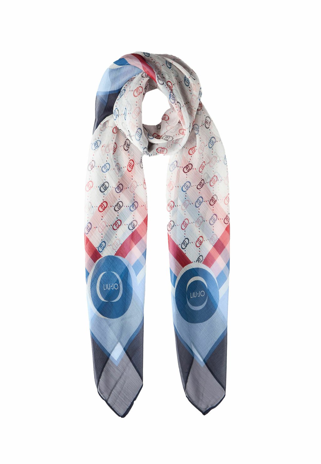

Шарф TUCH MIT LOGO-PRINT LIU JO, синий