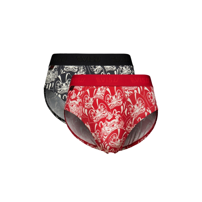 

Трусы Triangle Underwear Men's 2 Pack EVISU, 2 штуки (красный/тёмно-синий)