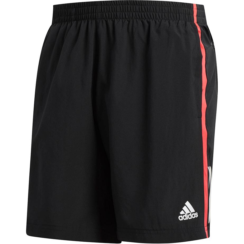 

Adidas Спортивные шорты мужские, черные/шокирующе-красные