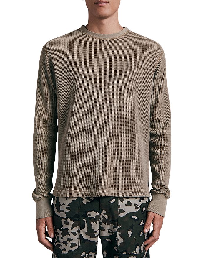 

Свитер с вафельной вязкой, окрашенный после пошива rag & bone, мультиколор