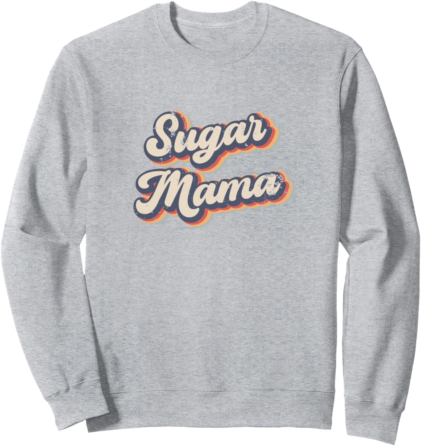 

Винтажная радужная толстовка Sugar Mama Sugar Mama Point, серый
