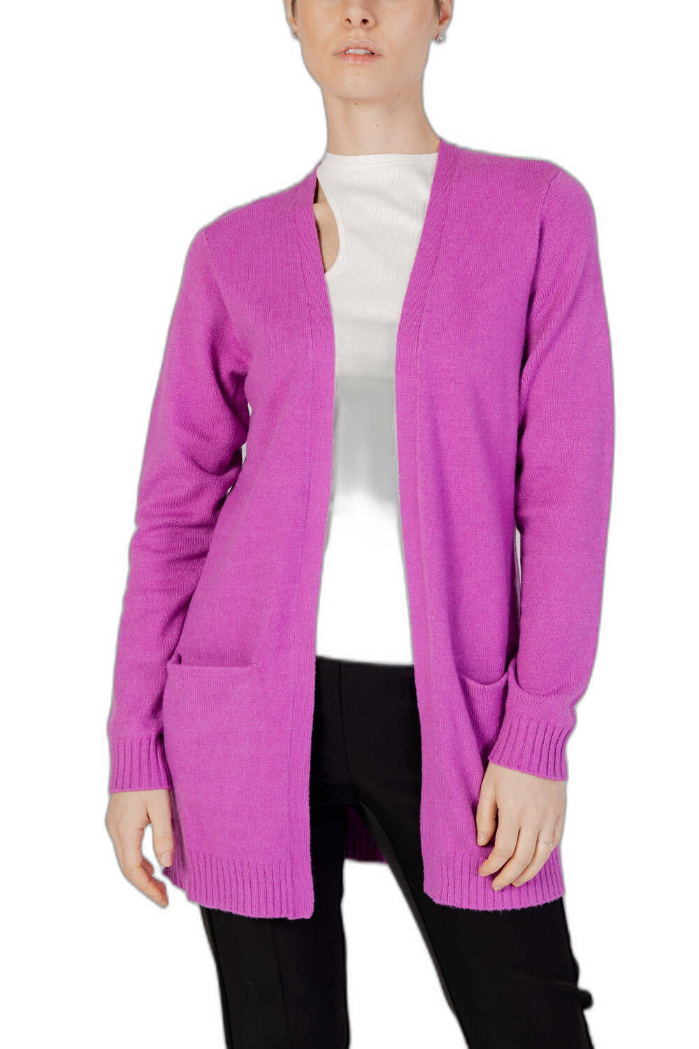 

Кардиган Vila Clothes с карманами, розовый