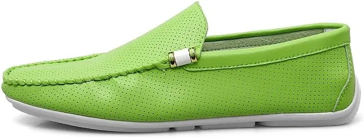 Мужские лоферы из веганской кожи на плоской подошве, Green SayfuR — фото 3